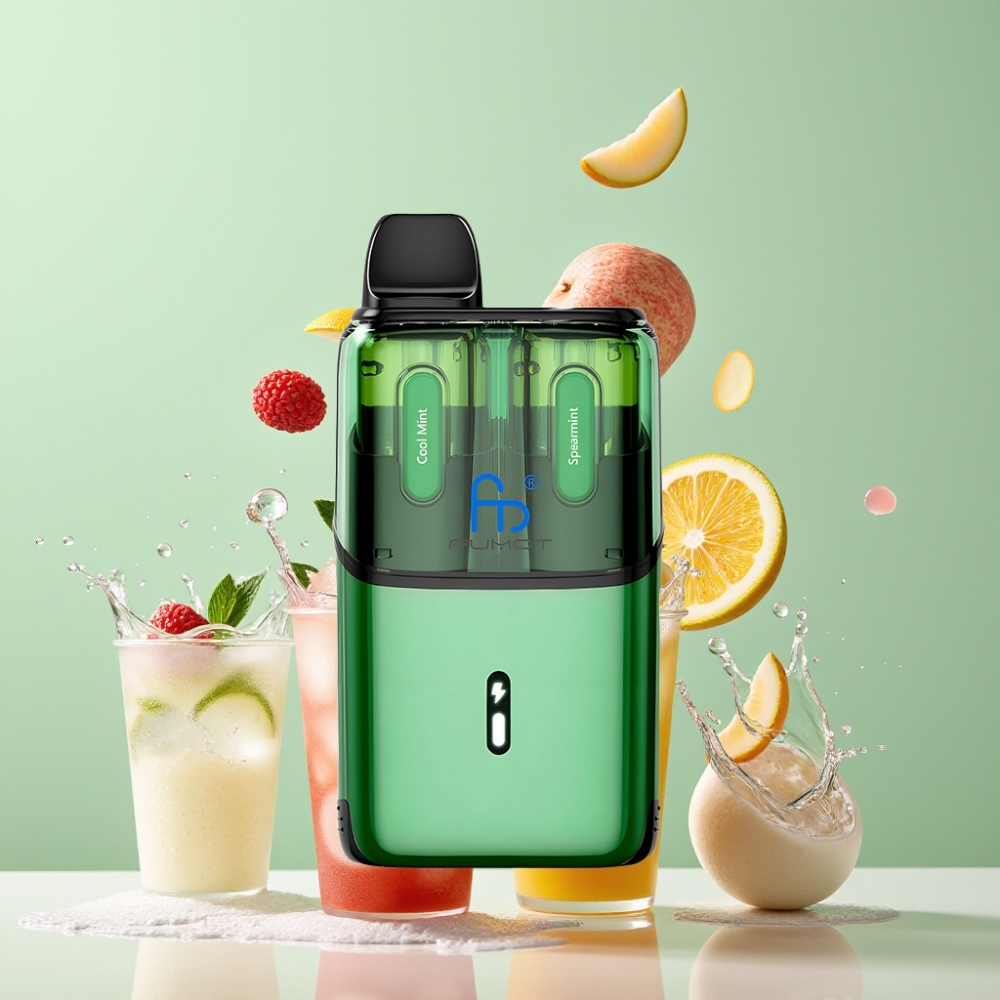 Fumot Ultra T32000 Einweg-Vape Kühle Minze & Spitzminze – 32000 Züge, 800mAh, 24ml, Schweiz Großhandel