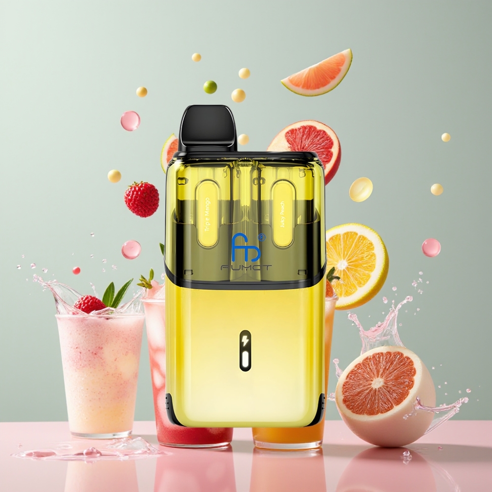 Fumot Ultra T32000 Einweg-Vape Luzider Traum & Regenbogenzucker - 32000 Züge, 24ml, 800mAh, Type-C, Schweiz Großhandel