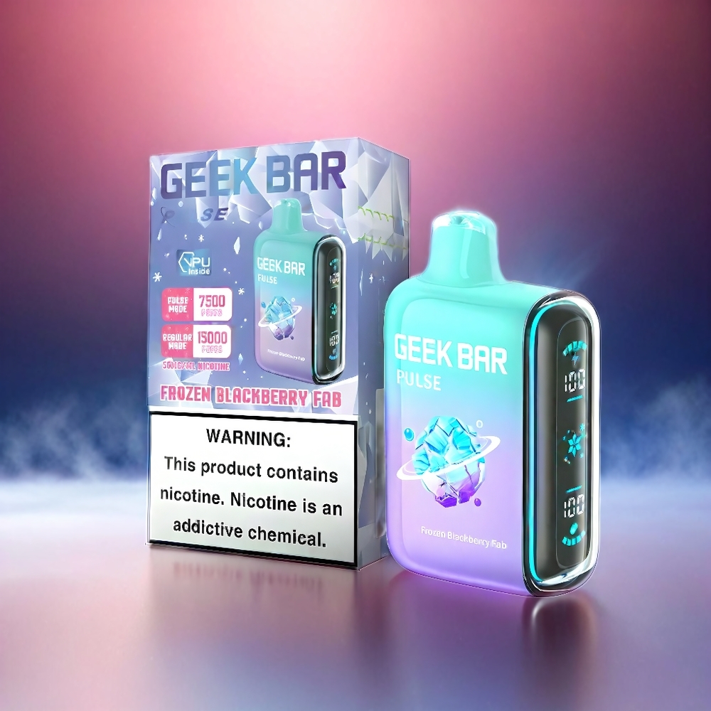 Geek Bar Pulse 15000 Puffs Vape Frozen Edition Schweiz Großhandel – 15.000 Hits, 16ML, 5% Nikotin