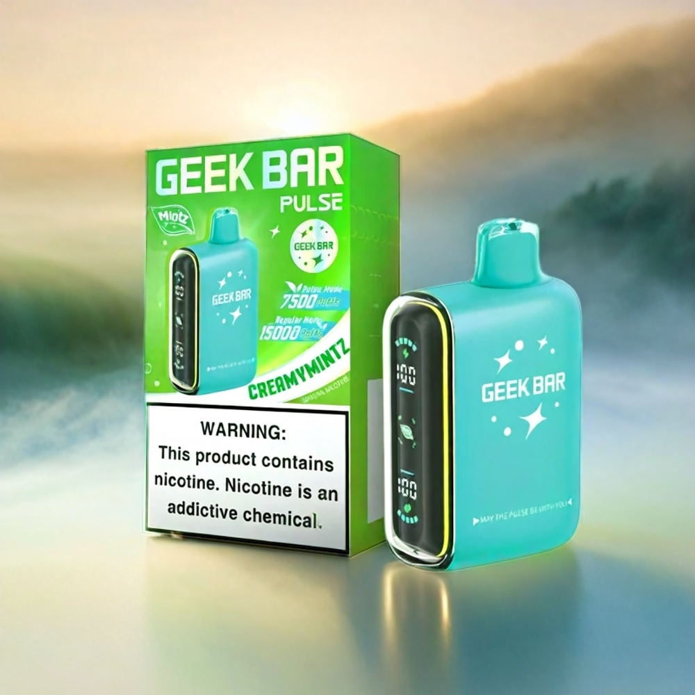 Geek Bar Pulse 15000 Puffs Vape Mintz Edition Schweiz Großhandel – 16ML, 5%, 650 mAh