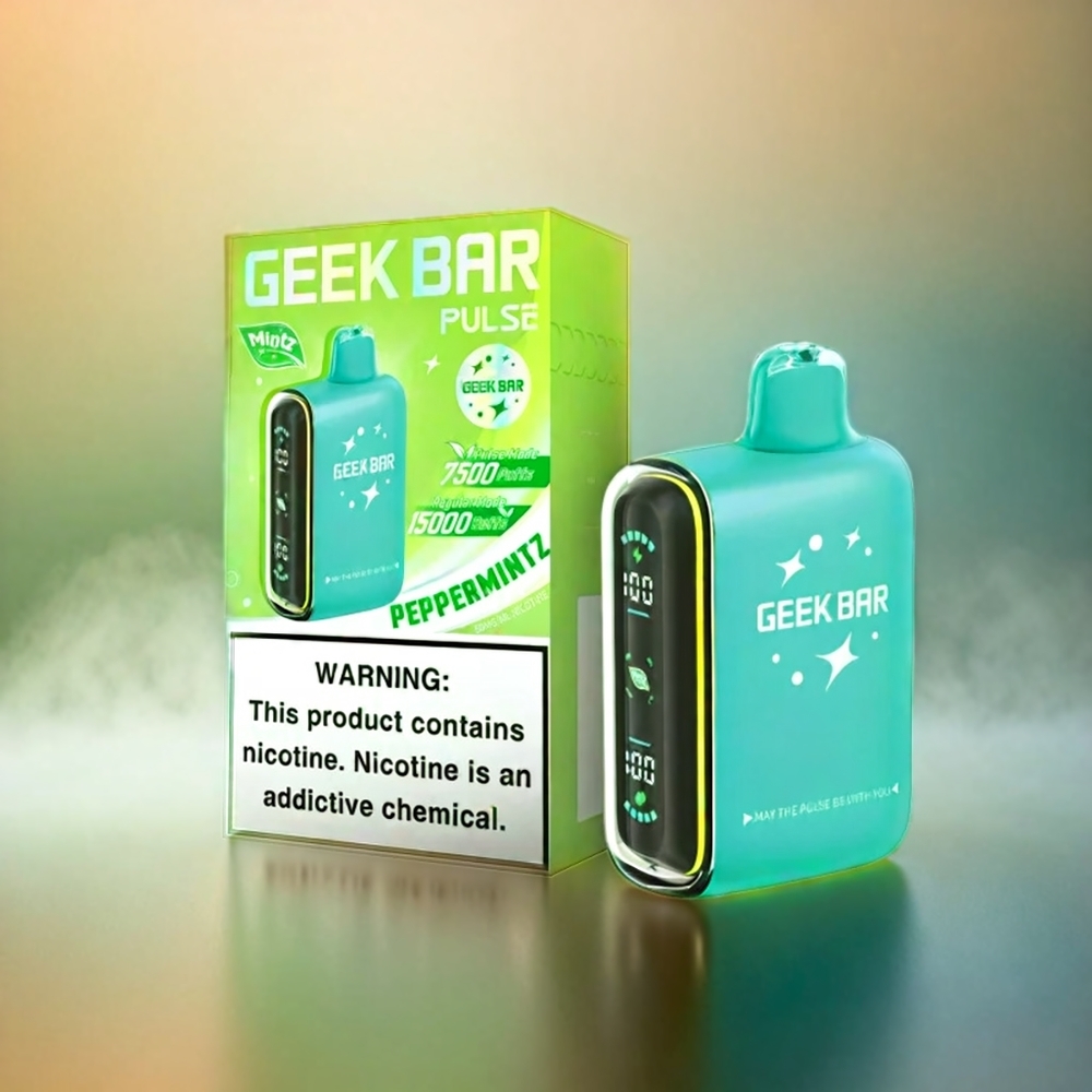 Geek Bar Pulse 15000 Puffs Vape Mintz Edition Schweiz Großhandel – 16ML, 5%, 650 mAh