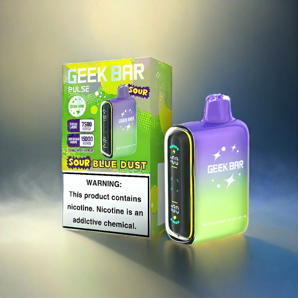 Geek Bar Pulse 15000 Puffs Vape Sauer Edition – 16ML, 5%, Schweiz Großhandel