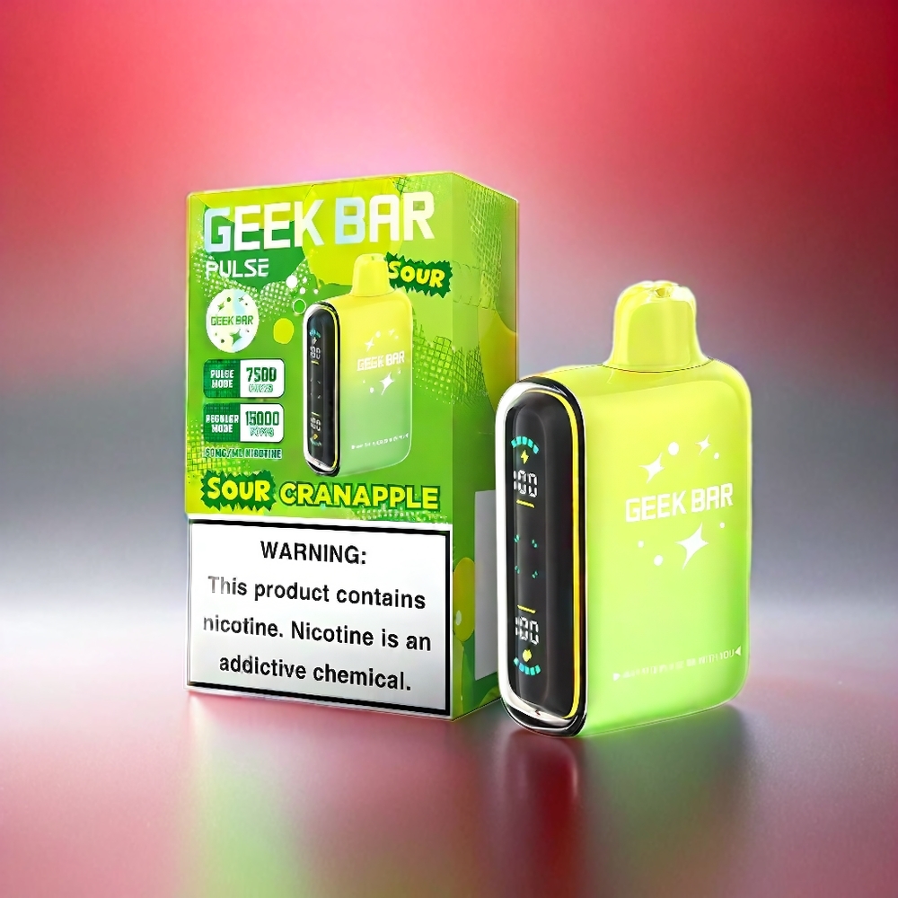 Geek Bar Pulse 15000 Puffs Vape Sauer Edition – 16ML, 5%, Schweiz Großhandel