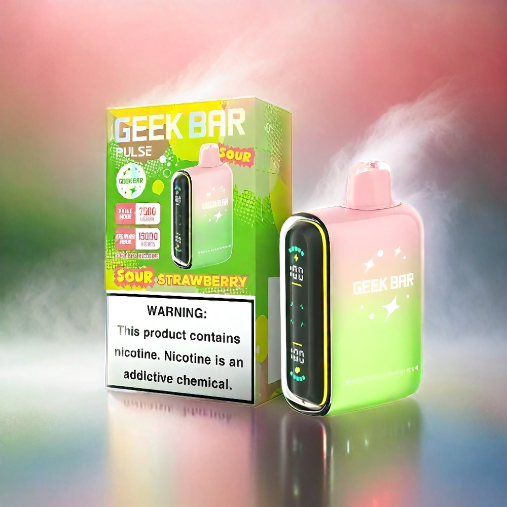 Geek Bar Pulse 15000 Puffs Vape Sauer Edition – 16ML, 5%, Schweiz Großhandel