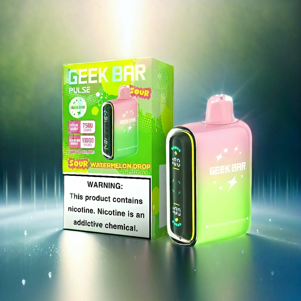 Geek Bar Pulse 15000 Puffs Vape Sauer Edition – 16ML, 5%, Schweiz Großhandel