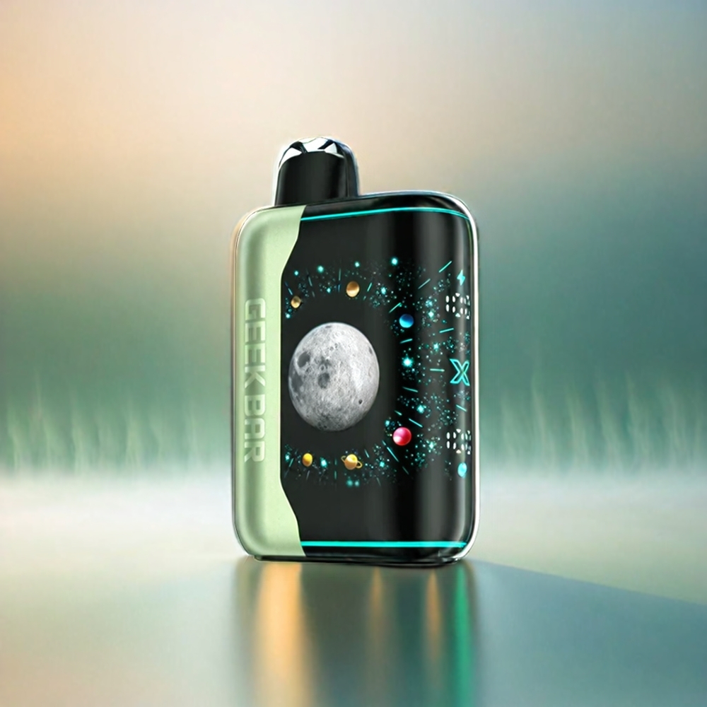 GEEK BAR Platinum Edition Schweiz Großhandel mit 25000 Zügen, 20mL E-Liquid und Miami Minze Geschmack 2% Nikotin