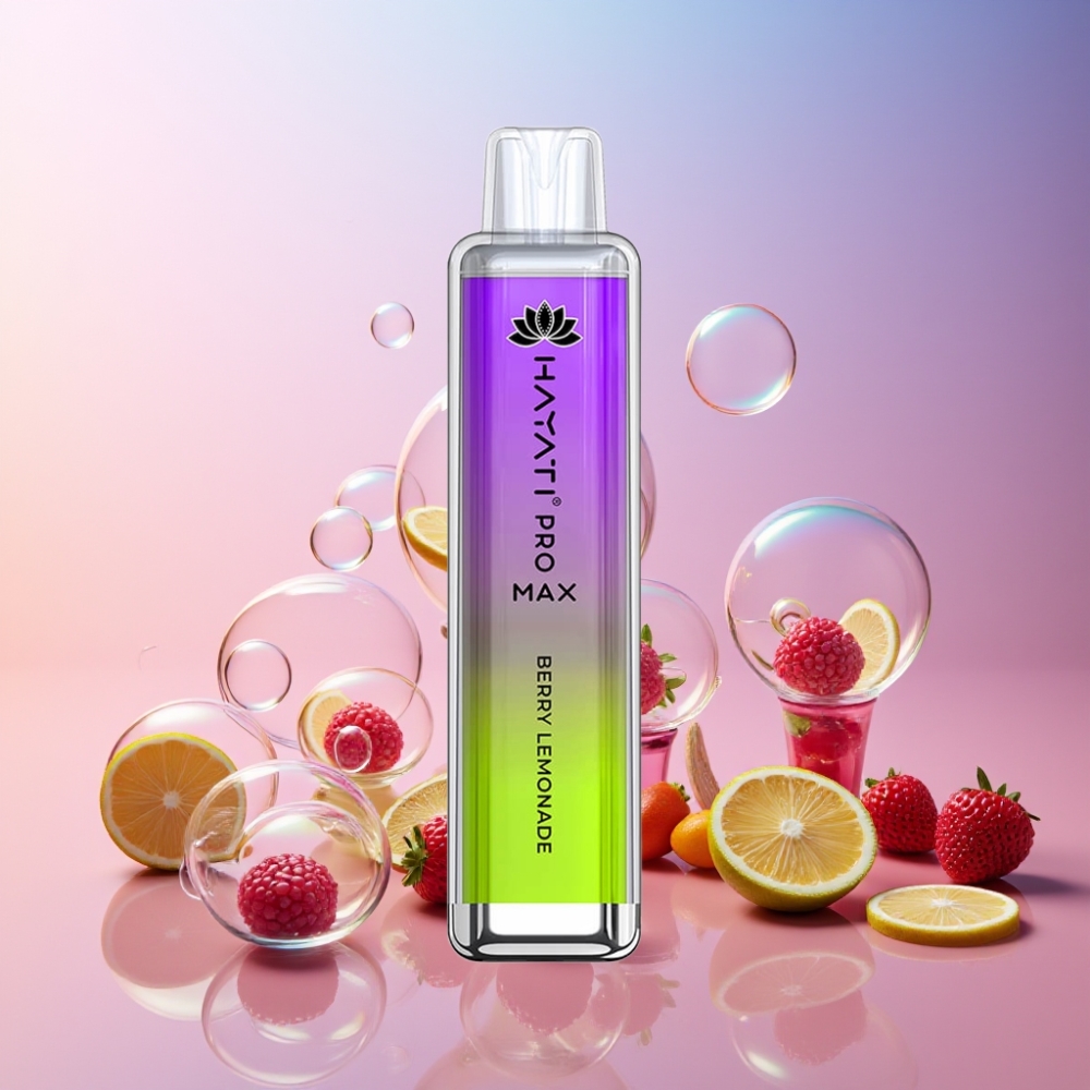 Hayati Pro Max 4000 Puffs Einweg-Vape Beeren-Limonade – 1400mAh, 2ml Tank, 5% Nikotin, Schweiz Großhandel