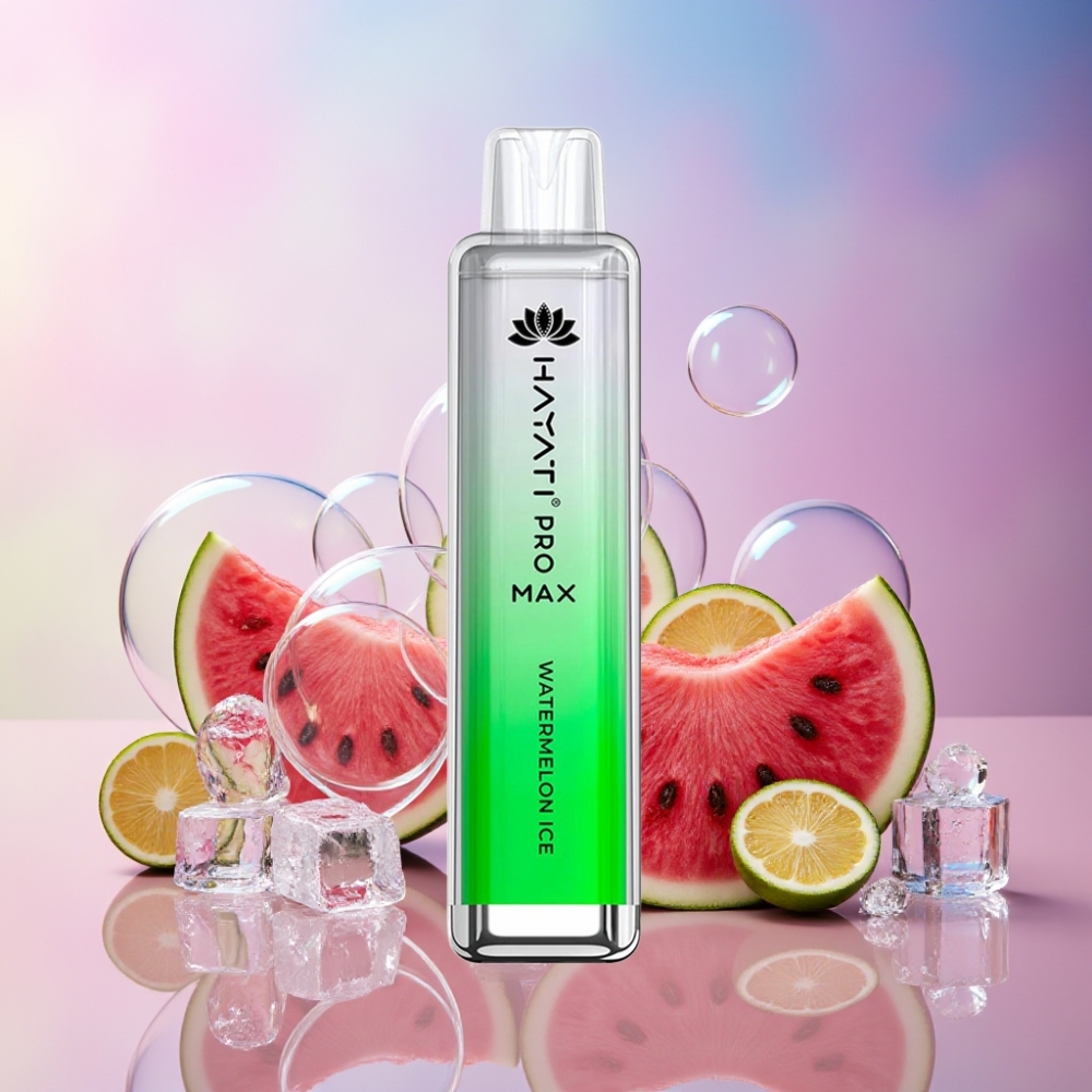 Hayati Pro Max 4000 Puffs Einweg-Vape Wassermelone Eis Schweiz Großhandel – 1400mAh, 2ml Tank, 5% Nikotin, TPD-konform