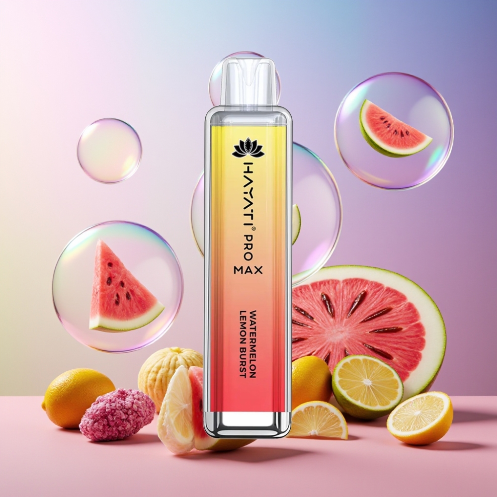 Hayati Pro Max 4000 Puffs Einweg-Vape Wassermelone Zitrus-Explosion – 2ml Tank, 1400mAh Akku, 4000 Züge, Schweiz Großhandel