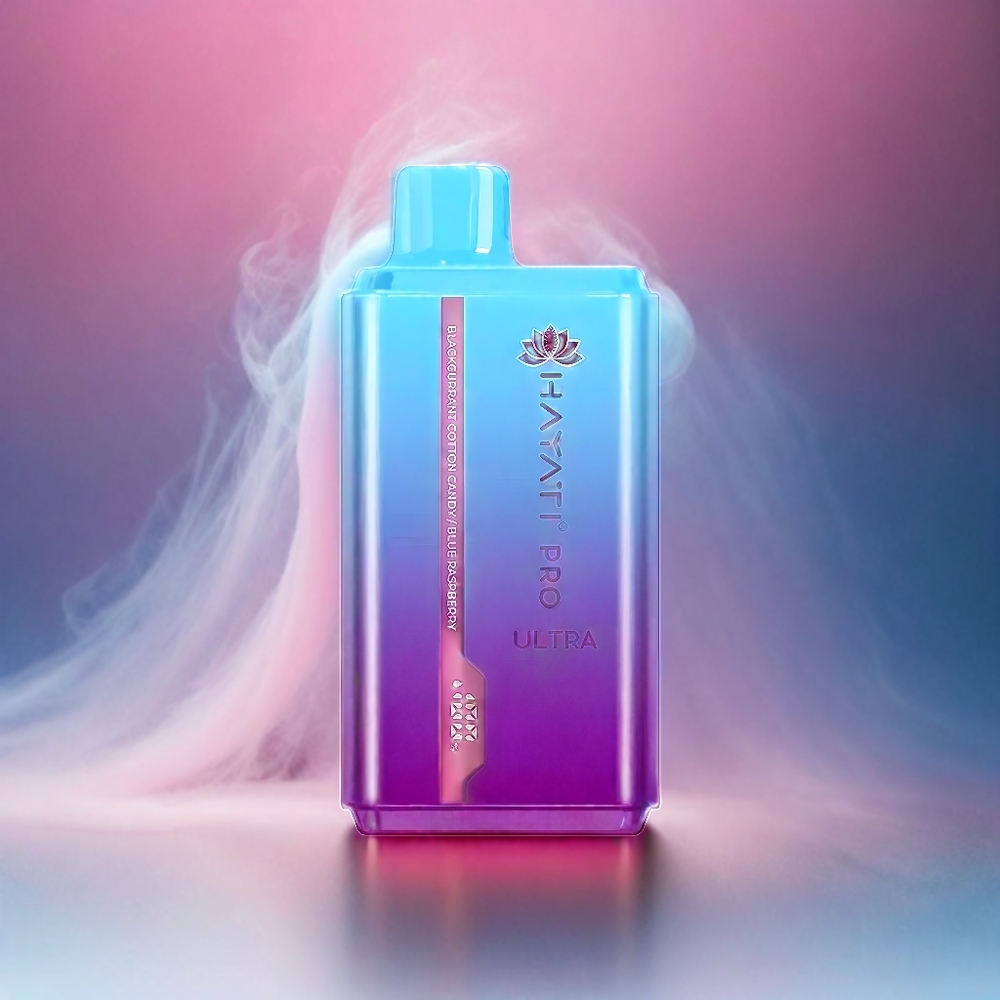 Hayati Pro Ultra 15000 Puffs 12ml 2% Schweiz Großhandel Blackcurrant Cotton Candy Blue Raspberry
