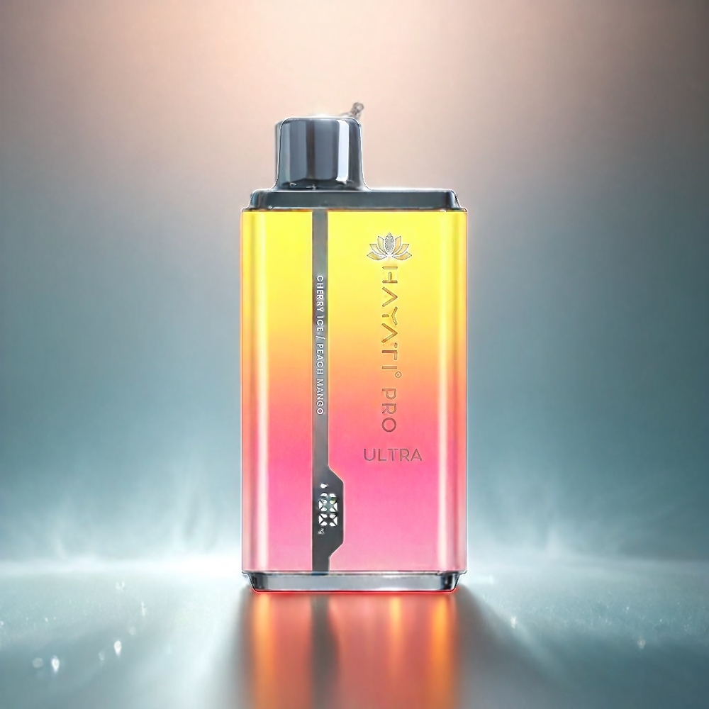 Hayati Pro Ultra 15000 Puffs Vape Cherry Ice Peach Mango 850mAh 2 12ml Schweiz Großhandel