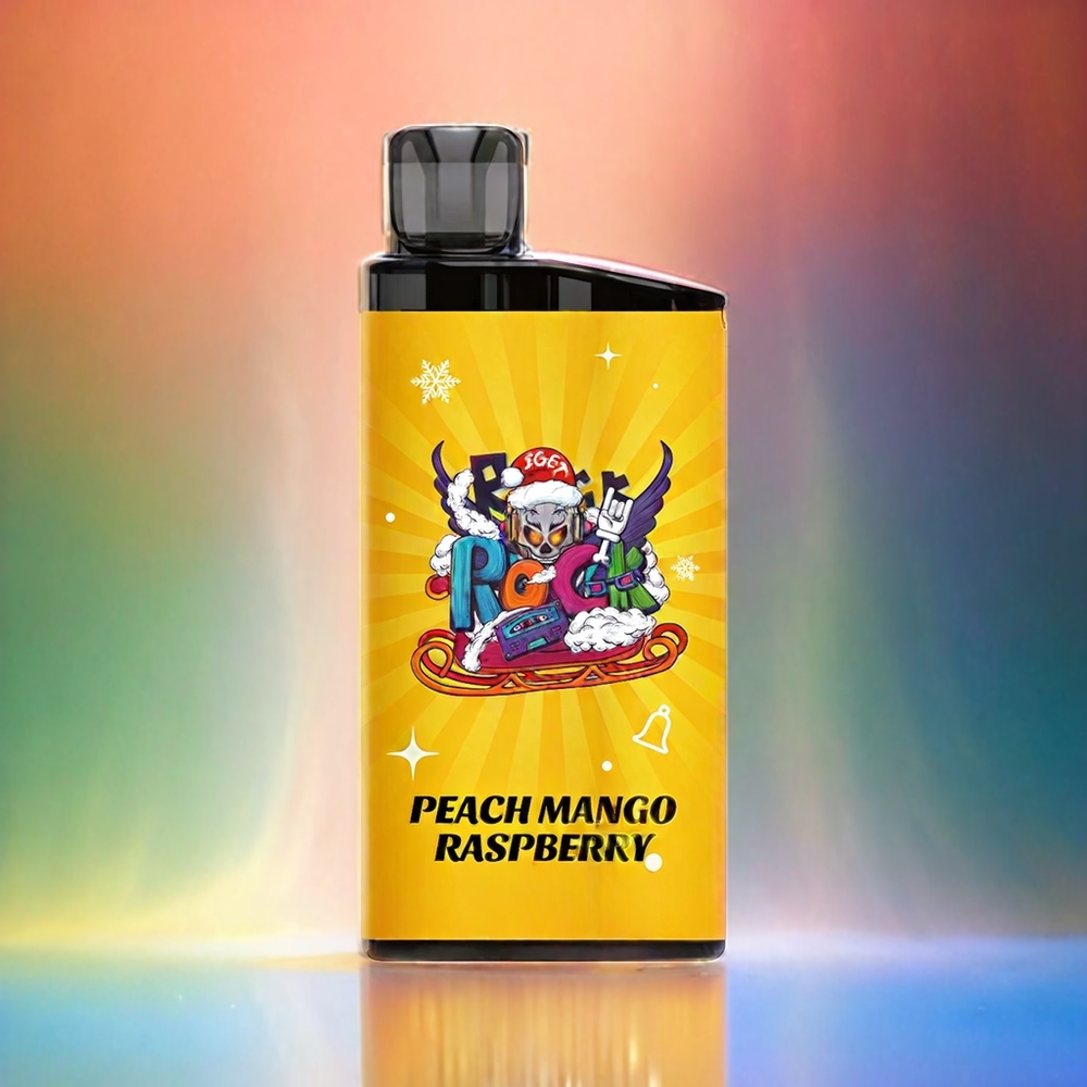 Iget Bar 3500 Puffs Pfirsich Mango Himbeere Schweiz Großhandel – 3500 Puffs, 1400 mAh, 1.2 Ohm Mesh Coil