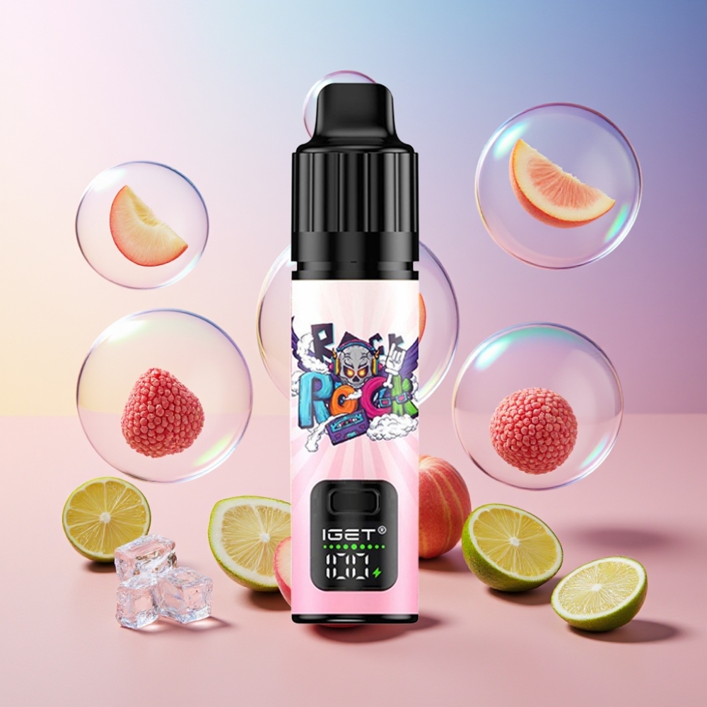 IGET BAR PLUS S3 POD 10000 Puffs Einweg-Vape Pfirsich Litschi Limette Eis, 5% Nikotin, 18 ml, 950 mAh, Schweiz großhandel