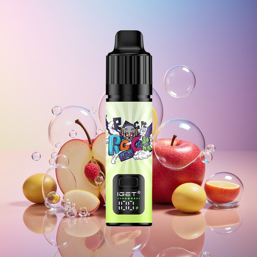 IGET BAR PLUS S3 POD 10000 Puffs Schweiz Großhandel – 5% Nikotin, 18 ml, Doppelapfel