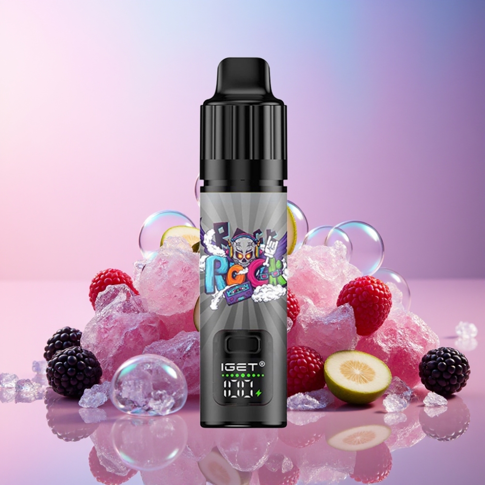 IGET BAR PLUS S3 POD 10000 Puffs Wegwerf-Vape Brombeer-Eis 18 ml 5% Schweiz Großhandel
