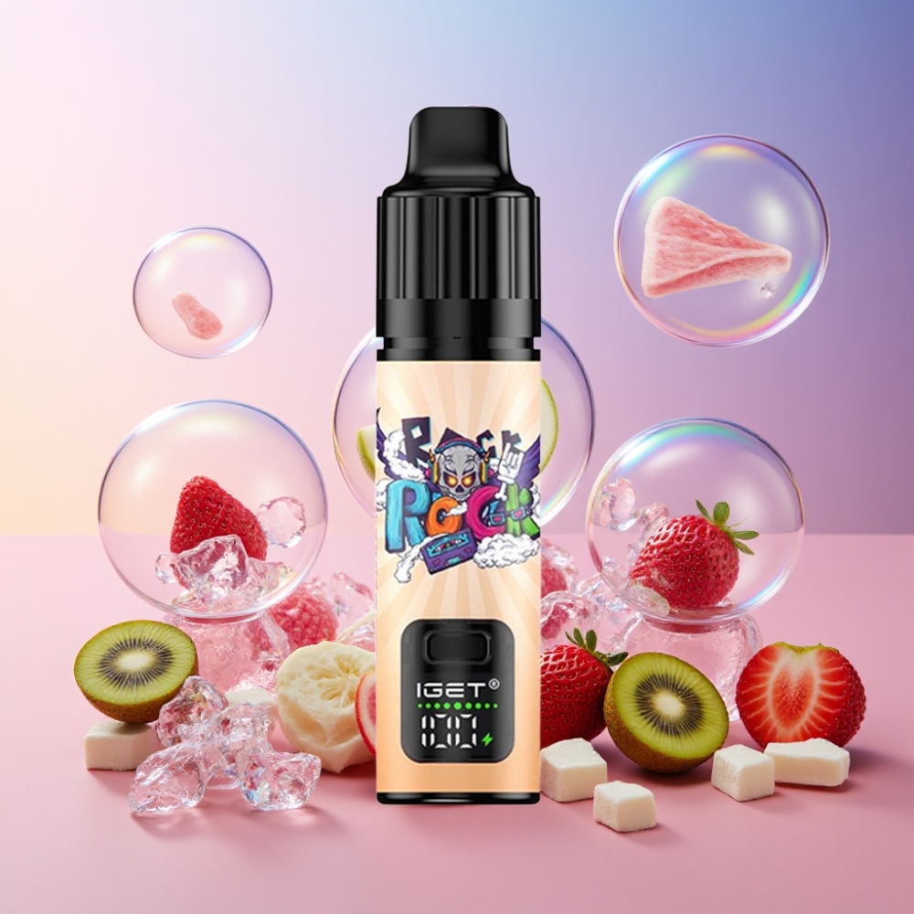 IGET BAR PLUS S3 POD 10000 Puffs Wegwerf-Vape Erdbeer-Kiwi-Eis – 18 ml, 5% Nikotin, Schweiz Großhandel