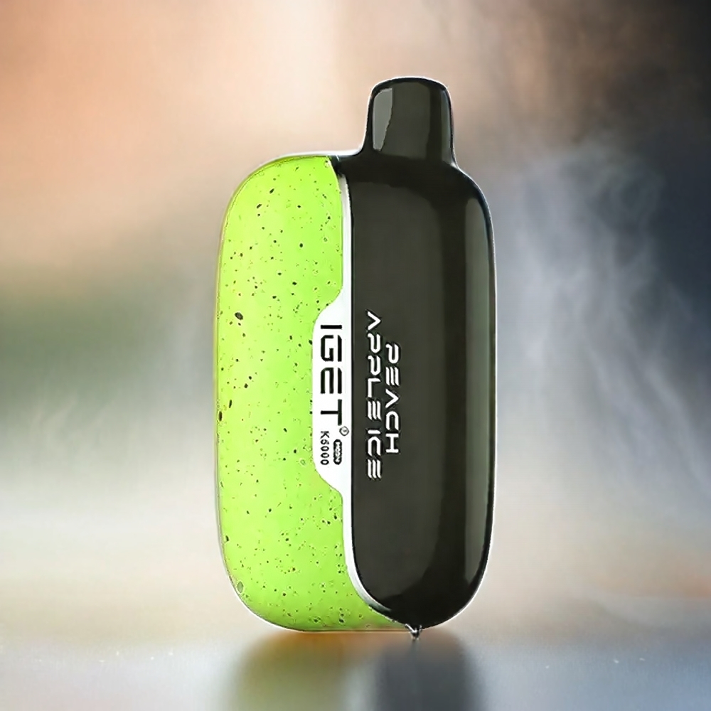 Iget Moon K5000 Puffs Pfirsich Apfel Schweiz großhandel - 5000 Puffs, 1.35 Ohm Mesh Coil, 81.5 g
