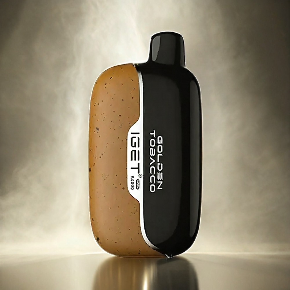 Iget Moon K5000 Puffs Vape Golden Tobacco (Deutsch) - 5000 Puffs, 1.35 Ohm Mesh Coil, Schweiz Großhandel
