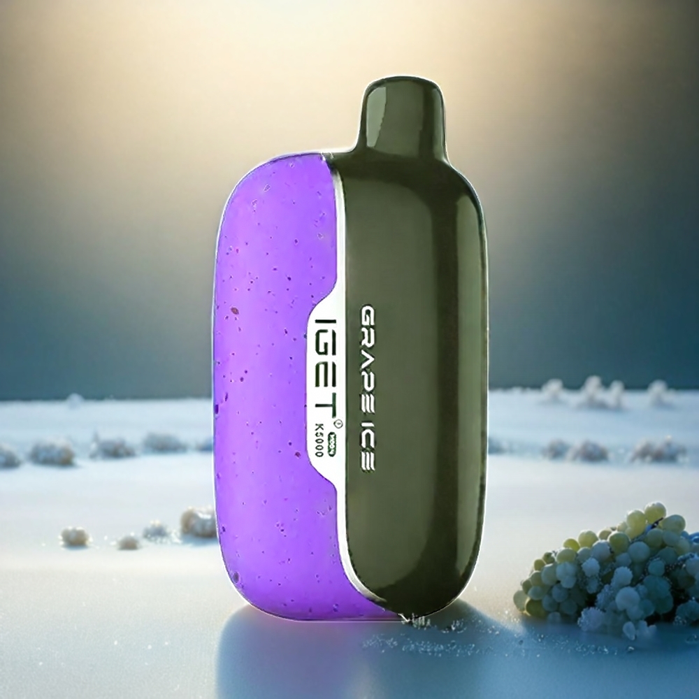Iget Moon K5000 Puffs Vape Grape Ice (5000 Puffs, Mesh Coil 1.35 Ohm) Schweiz Großhandel