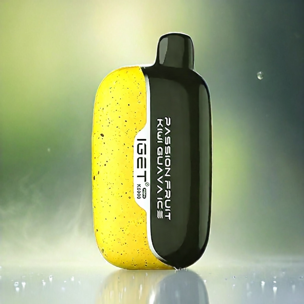 Iget Moon K5000 Puffs Vape Passionsfrucht Kiwi Guave Eis - 5000 Puffs, 1.35 Ohm Mesh Coil Schweiz großhandel