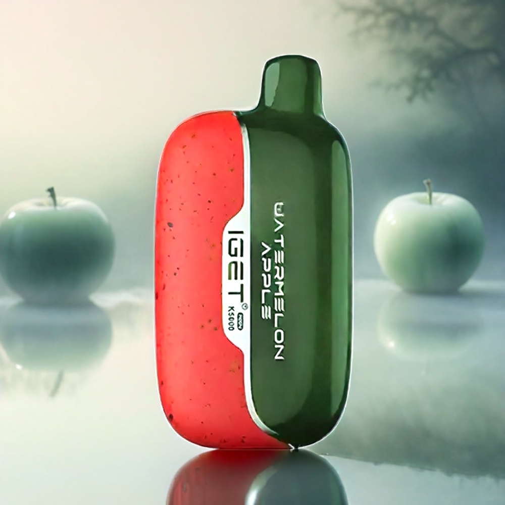 Iget Moon K5000 Puffs Vape Wassermelone Apfel - 5000 Puffs, 1.35 Ohm Mesh Coil, Schweiz Großhandel