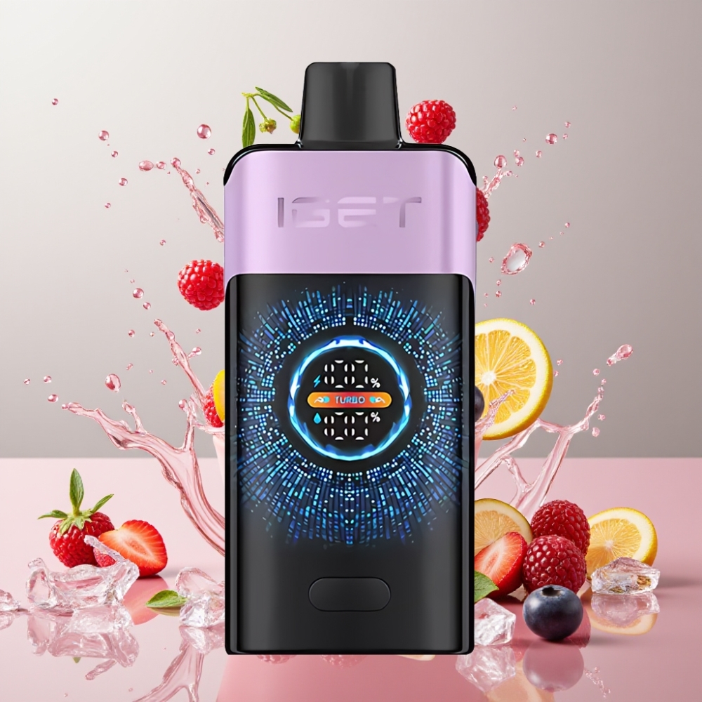 IGET ONE 12000 Puffs Einweg-Vape Beeren-Mix Eis – 2700 mAh, 0.6 Ohm Dual Mesh, Schweiz Großhandel