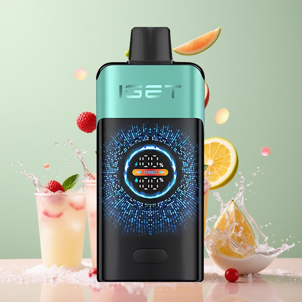 IGET ONE 12000 Puffs Einweg-Vape Bergquellen Minze Eis – 2700 mAh, 0.6 Ohm Dual Mesh Coil, Schweiz Großhandel