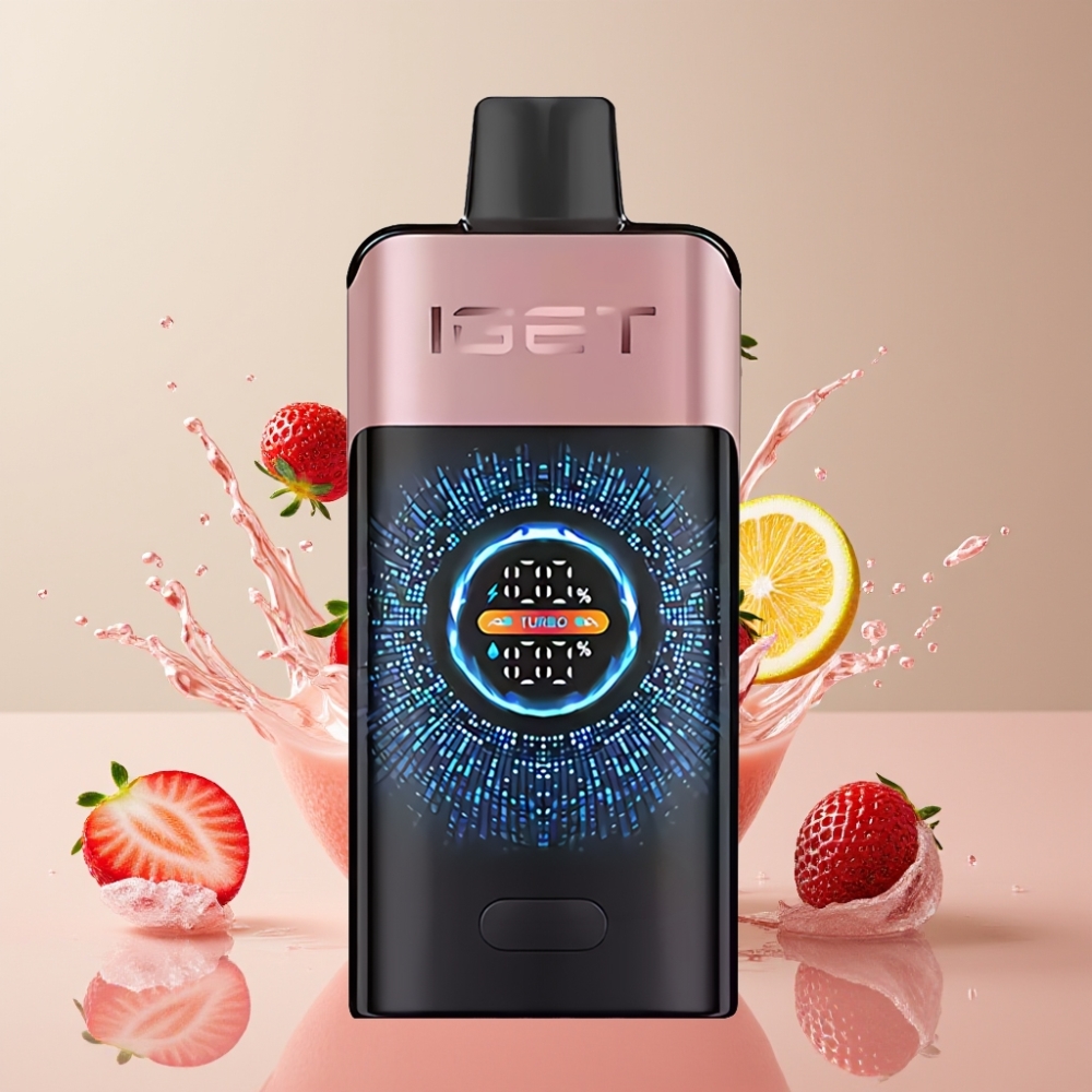 IGET ONE 12000 Puffs Einweg-Vape Chupa Chups Erdbeere – 2700 mAh, 0.6 Ohm Dual Mesh Coil, Schweiz Großhandel