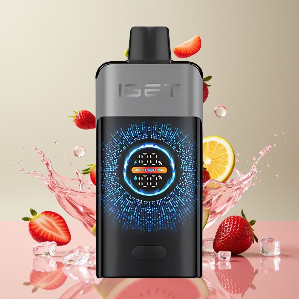 IGET ONE 12000 Puffs Einweg-Vape Erdbeer Wassermelone Eis - 2700 mAh, 0.6 ohm Dual Mesh Coil, Schweiz großhandel