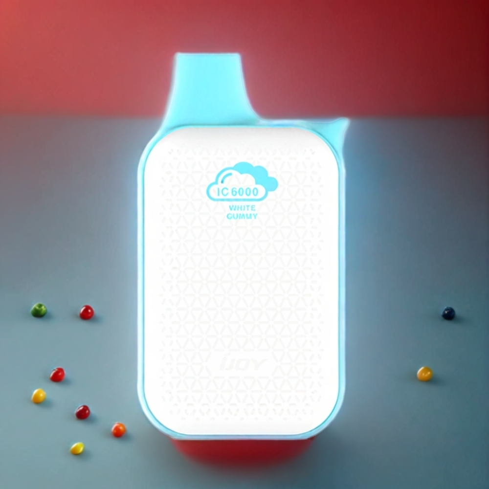 IJOY Bar IC6000 Einweg-Vape Weiße Gummibärchen – 6000 Züge, 15ml, 5%/3%/1.9% Nikotin, Schweiz Großhandel