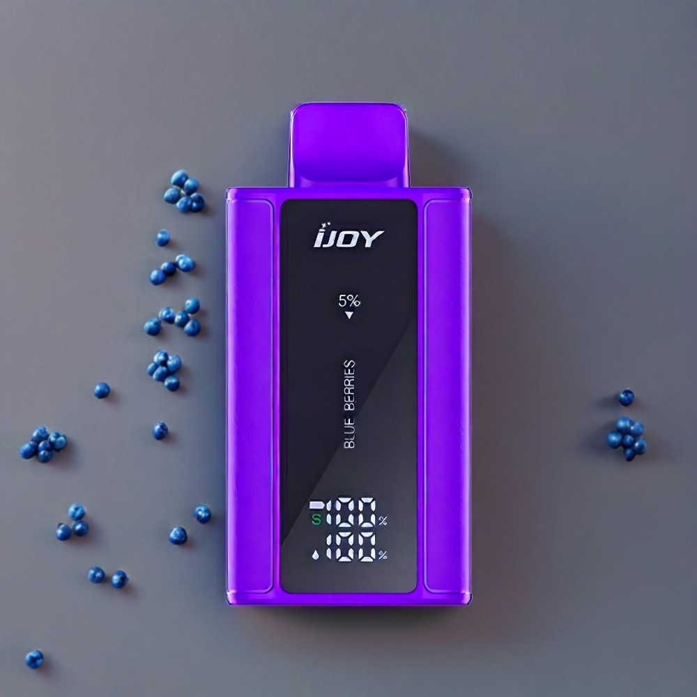 IJOY Captain 10000 Puffs Einweg-Vape Blaubeeren – 18ml, 5% Nikotin, Type-C Ladeanschluss, Schweiz Großhandel