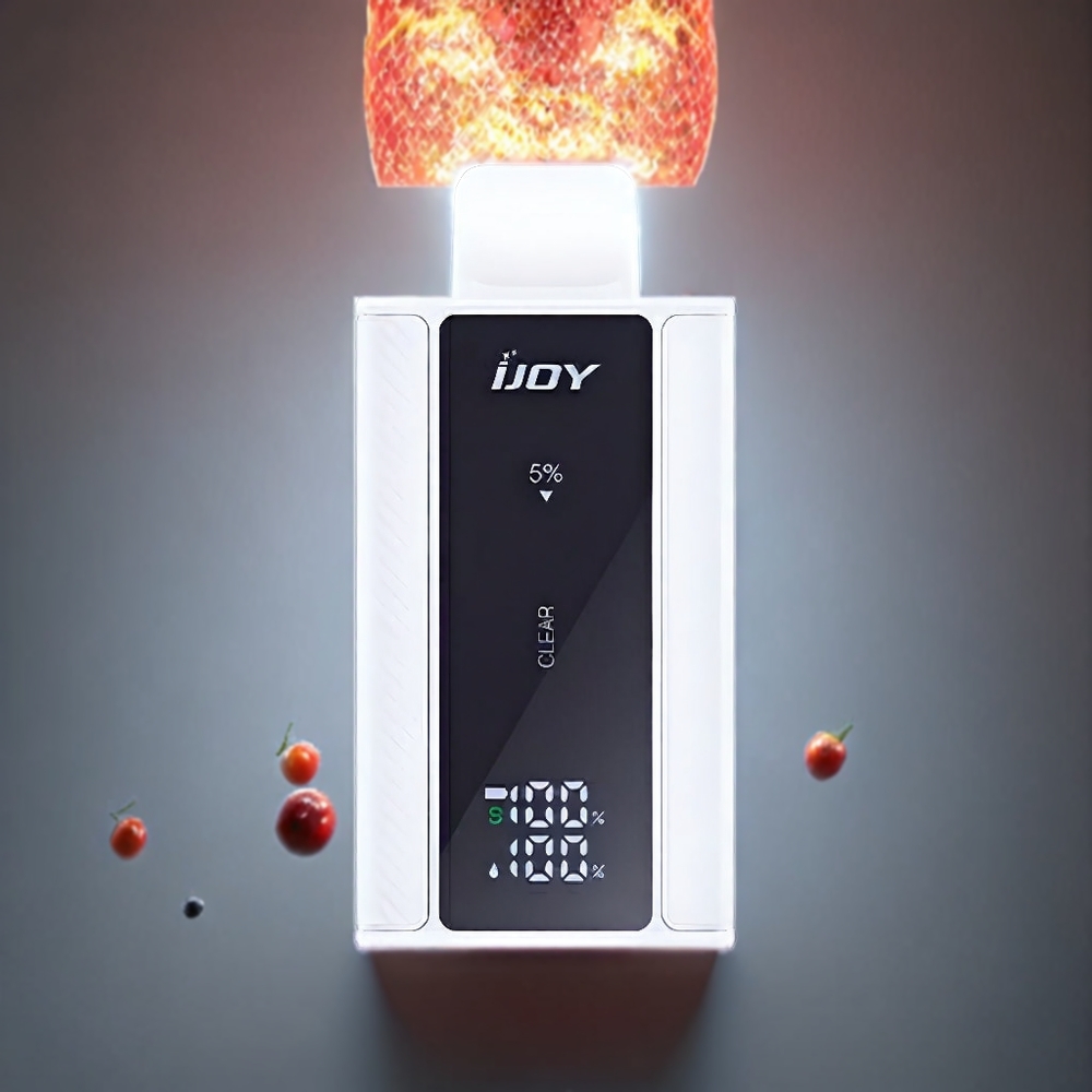 IJOY Captain 10000 Puffs Einweg-Vape Clear – 18ml, 5% Nikotin, Type-C Ladung, Schweiz Großhandel