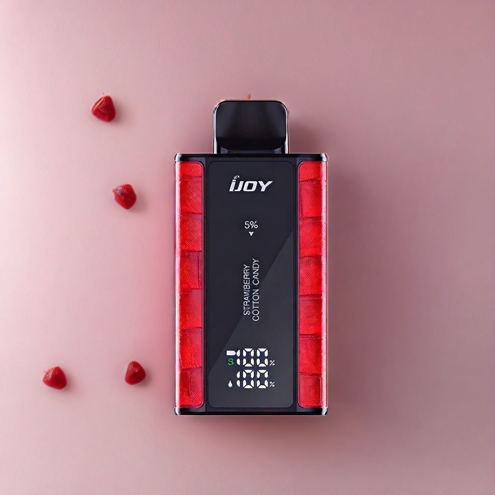 IJOY Captain 10000 Puffs Einweg-Vape Erdbeer Zuckerwatte – 18ml, 5% Nikotin, 650mAh, Schweiz Großhandel