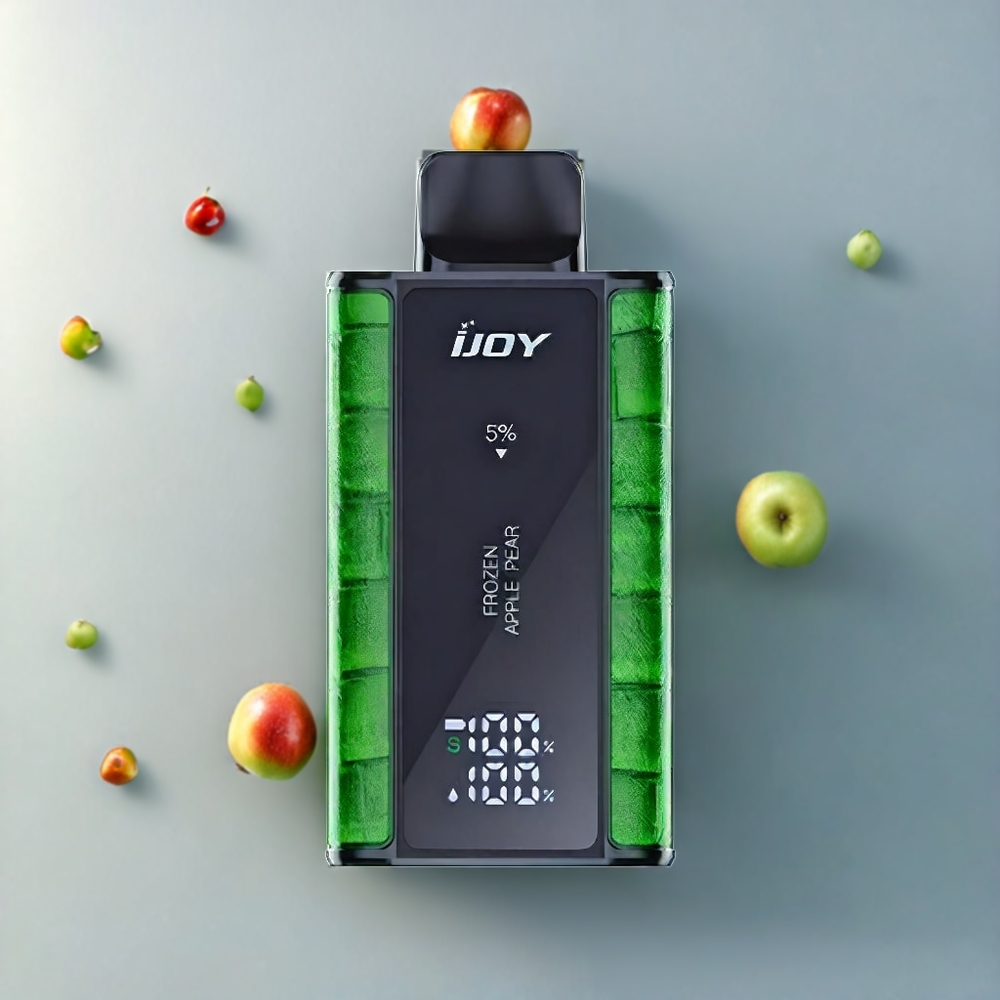 IJOY Captain 10000 Puffs Einweg-Vape Gefrorener Apfel Birne – 18ml, 5% Nikotin, Schweiz Großhandel