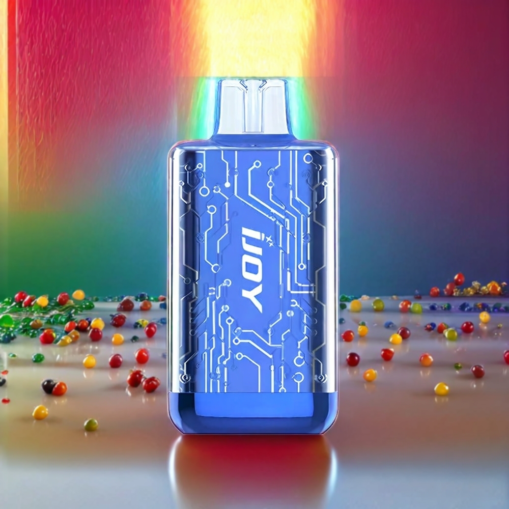 IJOY CYBER 5000 Puffs Einweg-Vape Rainbow Candy (Regenbogen Bonbon) – 13ml, 550mAh, Typ-C, Schweiz Großhandel