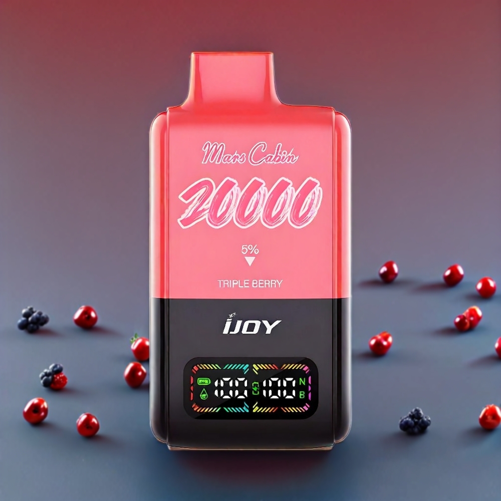 IJOY Mars Cabin 20000 Puffs Einweg-Vape Triple Berry (20ML, 50mg, 850 mAh, Schweiz großhandel)
