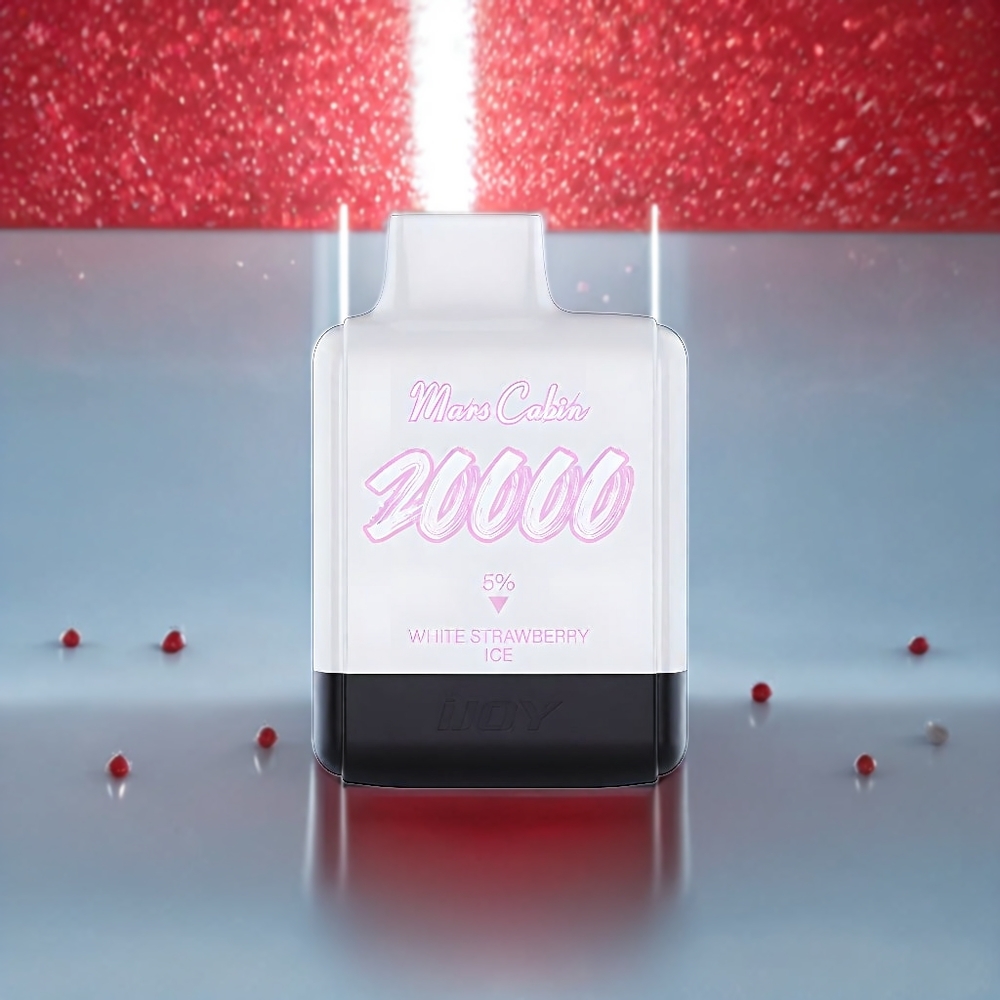IJOY Mars Cabin 20000 Puffs Einweg-Vape Weiße Erdbeer-Eis Schweiz Großhandel – 20ML, 50mg, Typ-C Ladestation