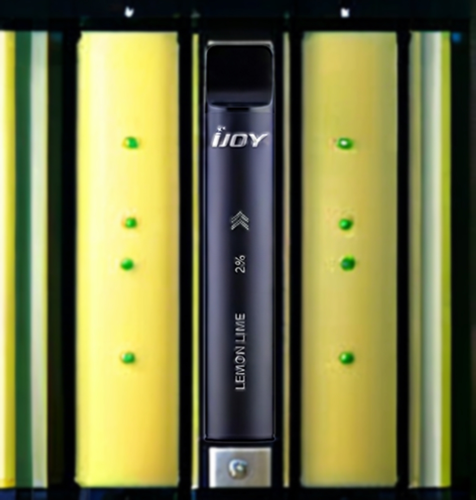 IJOY Mars Cabin 600 Puffs Wegwerf-Vape Schwarz – 2ml, 1.0 Ohm Mesh, Type-C, Schweiz Großhandel