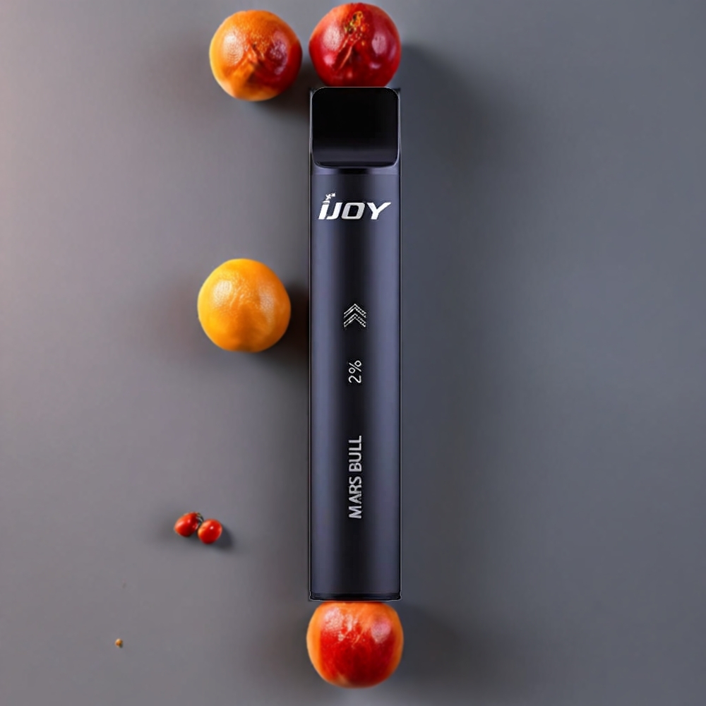IJOY Mars Cabin 600 Puffs Wegwerf-Vape Schwarz – 2ml, 1.0 Ohm Mesh, Type-C, Schweiz Großhandel