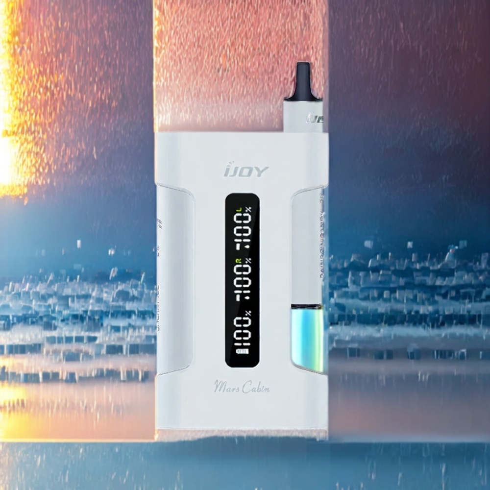 IJOY Mars Cabin 6000 Puffs Einweg-Vape Weiß – 6000 Züge, 10ML E-Liquid, 50mg Nikotin, Schweiz Großhandel