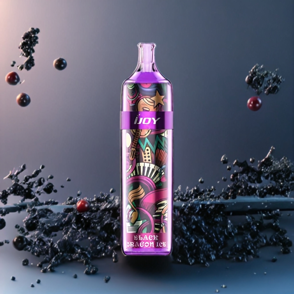 IJOY PUNK 4500 Puffs Einweg-Vape Schwarz Drache Eis – 1200mAh, 12ml, Schweiz Großhandel