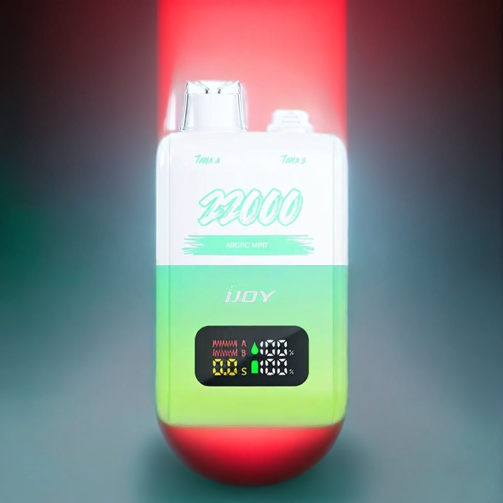 IJOY SD 22000 Puffs Einweg-Vape Arctic Mint (Arktische Minze) – 22000 Puffs, 15ML + 15ML, 650 mAh, Schweiz Großhandel