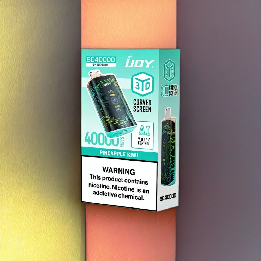 IJOY SD 40000 Puffs Einweg-Vape Ananas Kiwi – 750mAh, 20ML, Typ-C, Schweiz Großhandel