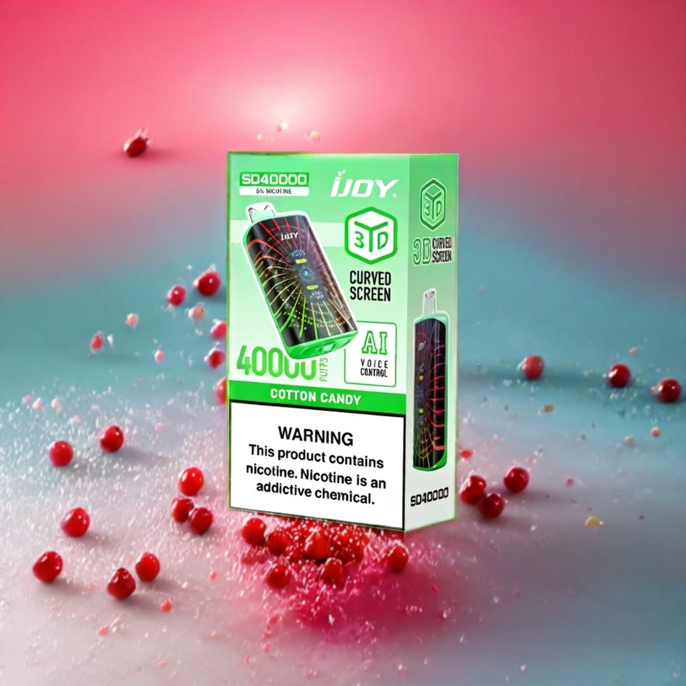 IJOY SD 40000 Puffs Einweg-Vape Cotton Candy (Wattweicher Schaumstoff) 750mAh Typ-C Schweiz Großhandel