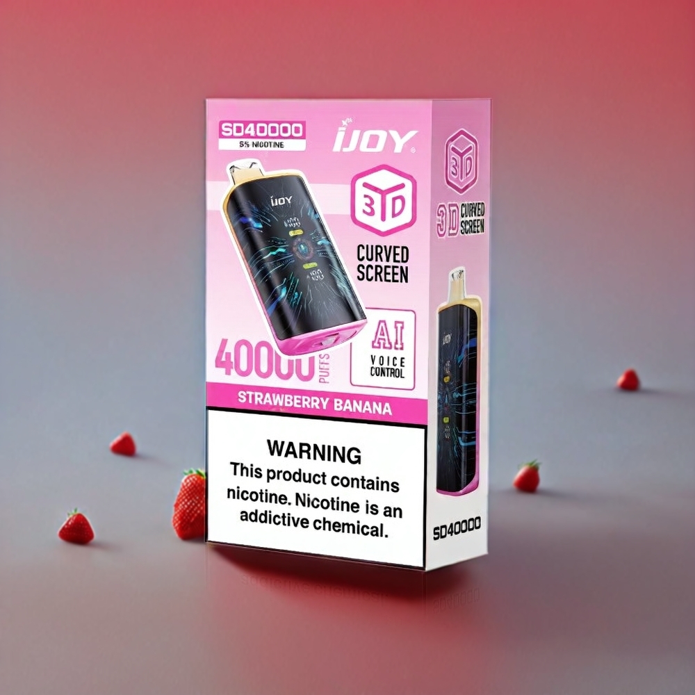 IJOY SD 40000 Puffs Einweg-Vape Erdbeer-Banane – 20ML, 750mAh, Typ-C, Schweiz Großhandel