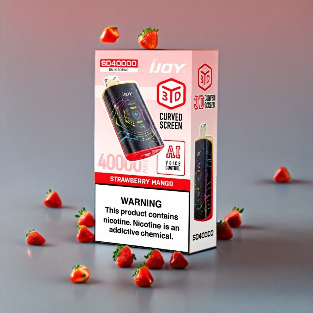 IJOY SD 40000 Puffs Einweg-Vape Erdbeer Mango, 20ML, 750mAh, Typ-C, Schweiz Großhandel