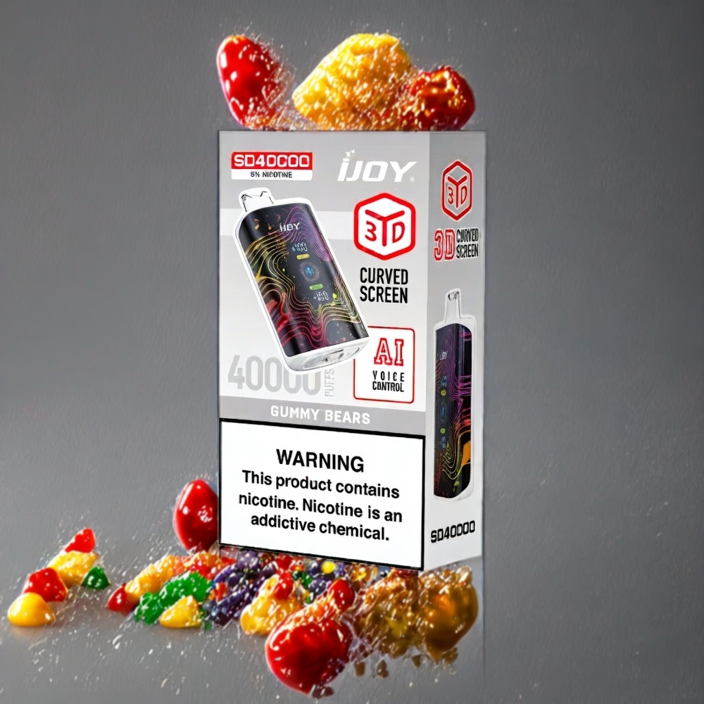 IJOY SD 40000 Puffs Einweg-Vape Gummy Bears (20ML, 750mAh, Typ-C, Schweiz Großhandel)