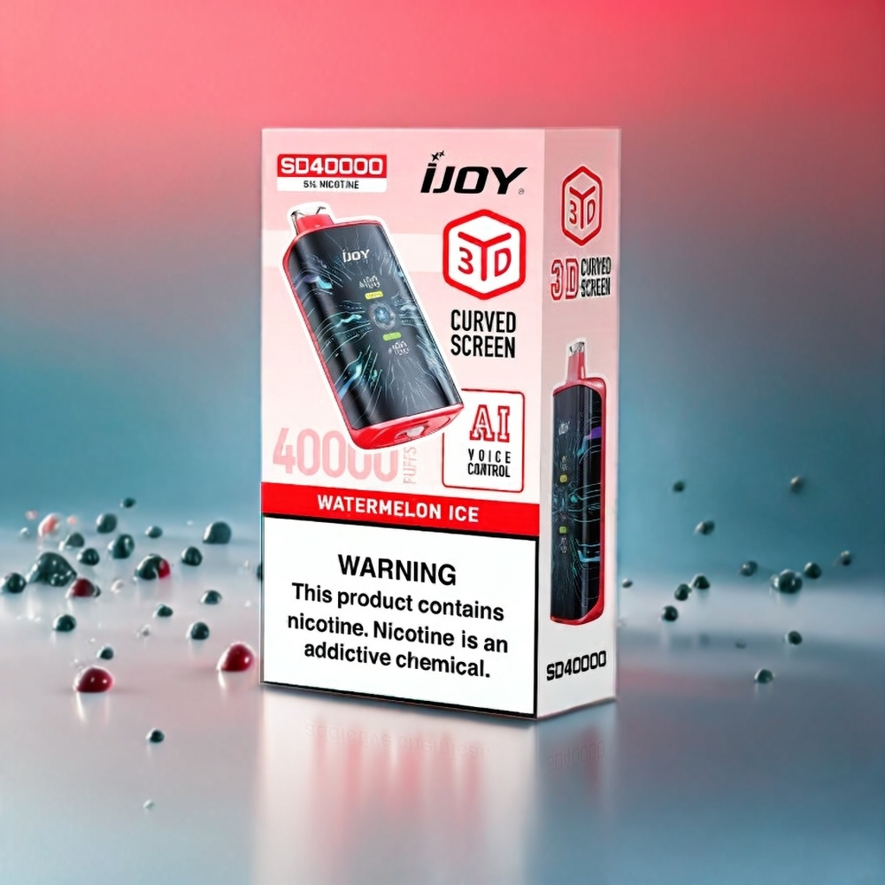 IJOY SD 40000 Puffs Einweg-Vape Wassermelone Eis - 750mAh, 20ML, 5% Nikotin, Schweiz Großhandel