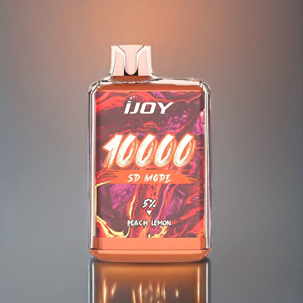 IJOY SD10000 Einweg-Vape Pfirsich Zitrone – 10000 Züge, 20ml, 5% Nikotin, Schweiz Großhandel