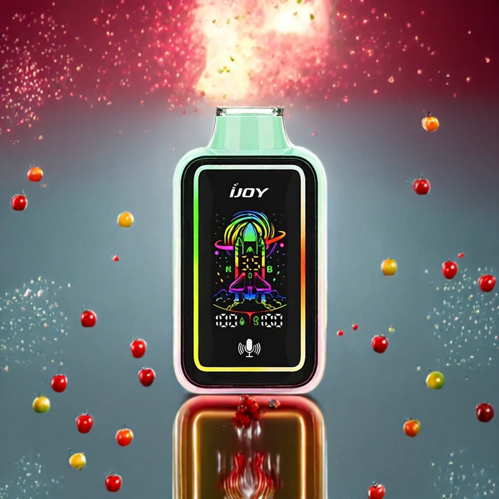 IJOY URANUS 25000 Puffs Wegwerf-Vape Schweiz Großhandel – 20ML, 50mg, Typ-C, Apfel-Gummis